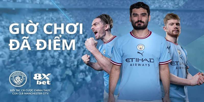 Man city 8xbet và hành trình chinh phục các mùa giải 